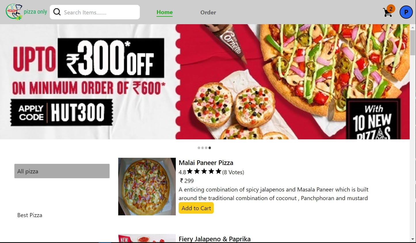 Pizza Only